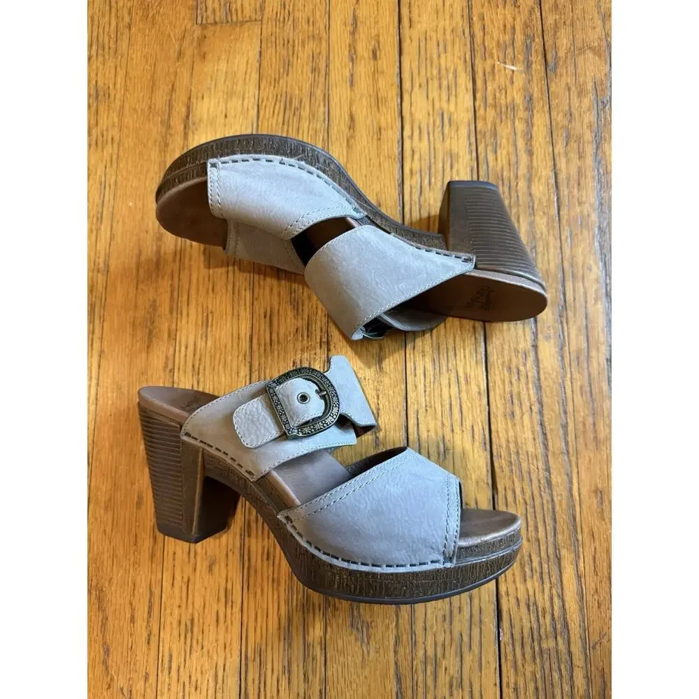 Dansko Ramona Slide On Shoes/Heels Taupe 1803167800 Size 10 US/40 Eur NWOB